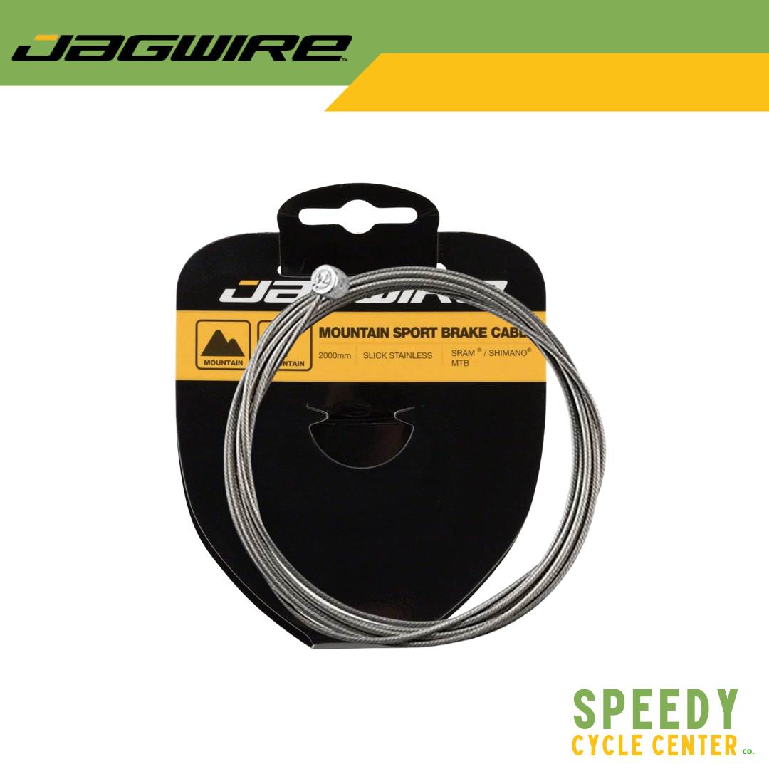 JAGWIRE MOUNTAIN SPORT Brake Cable Slick Stainless 1.5 x 2000mm SRAM/Shimano MTB