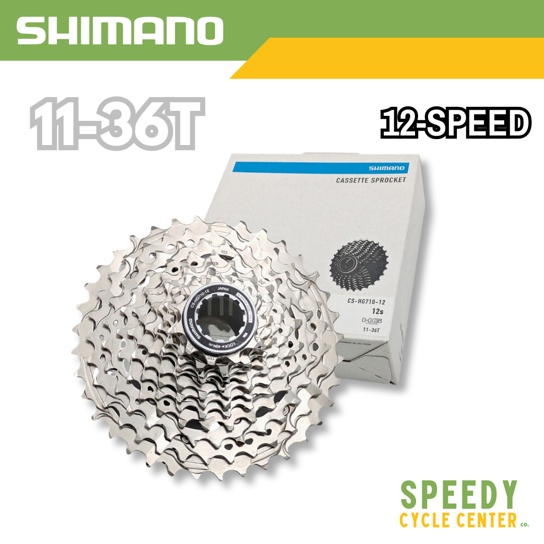 SHIMANO 105 CASSETTE SPROCKET CS-HG710-12 HYPERGLIDE 12-Speed 11-36T