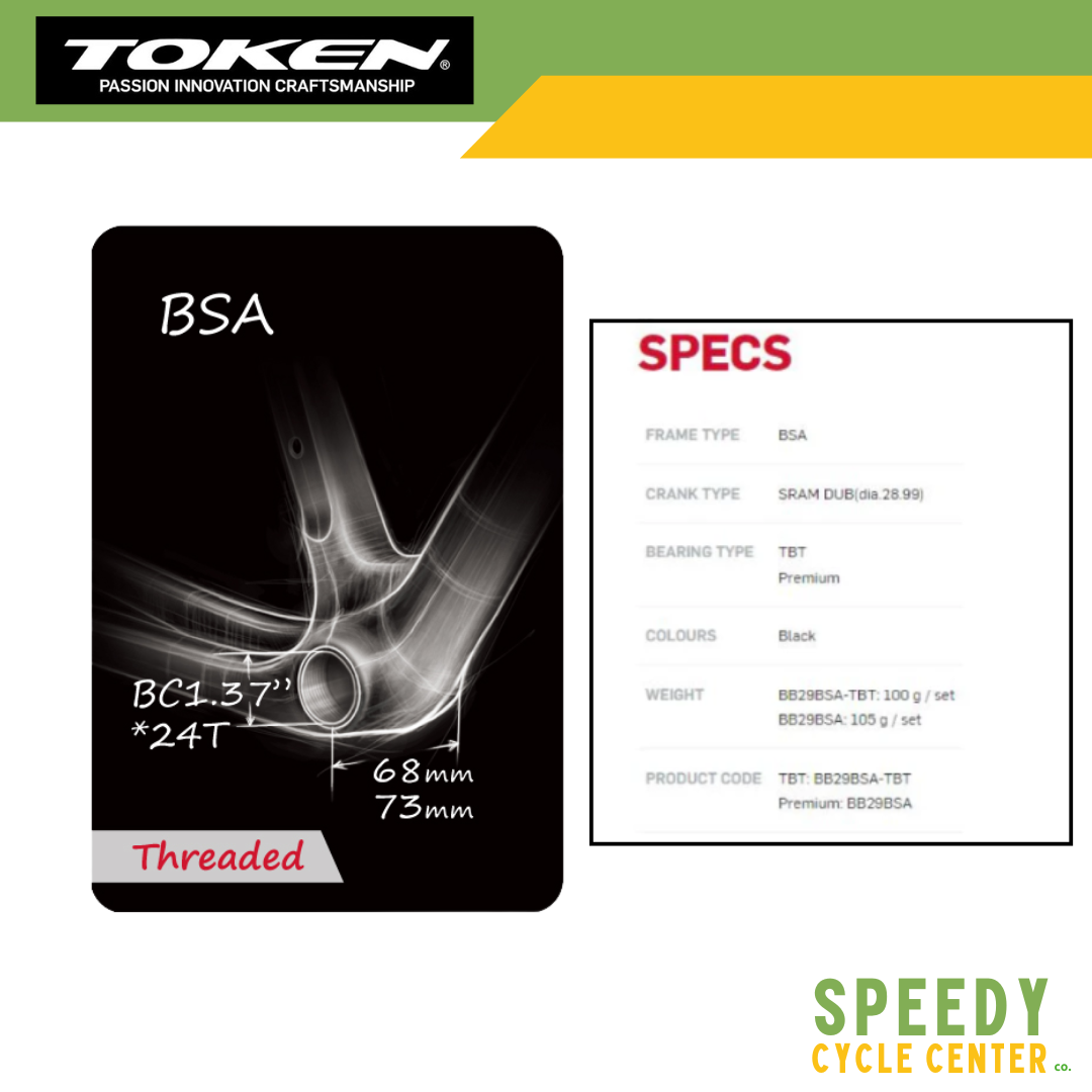 TOKEN Bottom Bracket BB29BSA(SRAM DUB)
