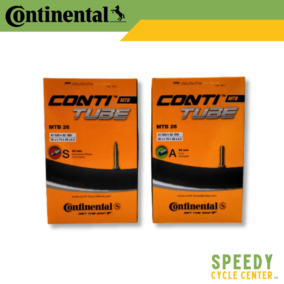 CONTINENTAL INNER TUBE MTB 26x1.75/2.5 Presta 42mm / Schrader 40mm