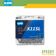 KMC X11SL Chain 11-Speed Super Light 118L Silver / Gold w/ Missing Link
