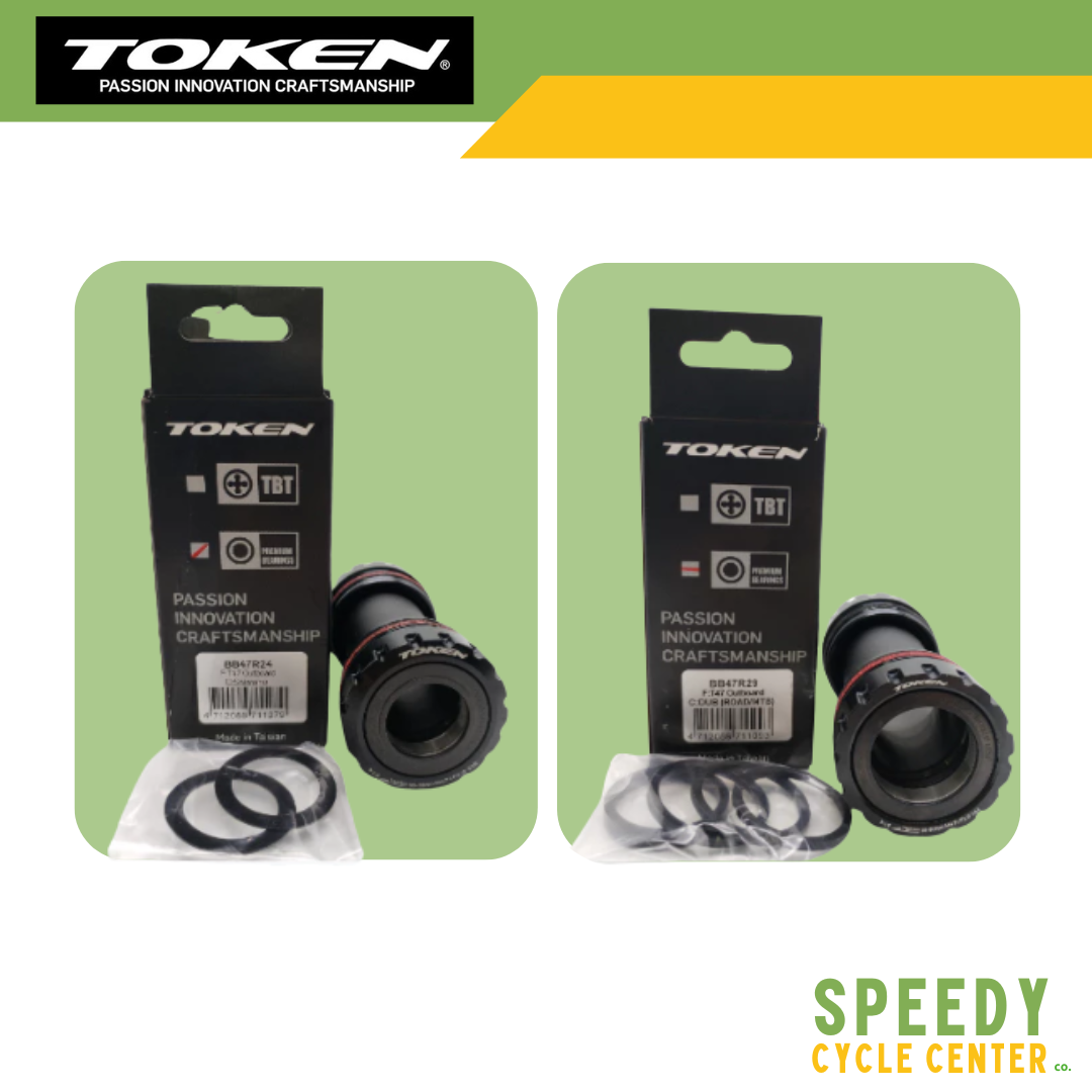 TOKEN T47 OUTBOARD Bottom Bracket Premium Bearings (BB47R24 / BB47R29 M47)