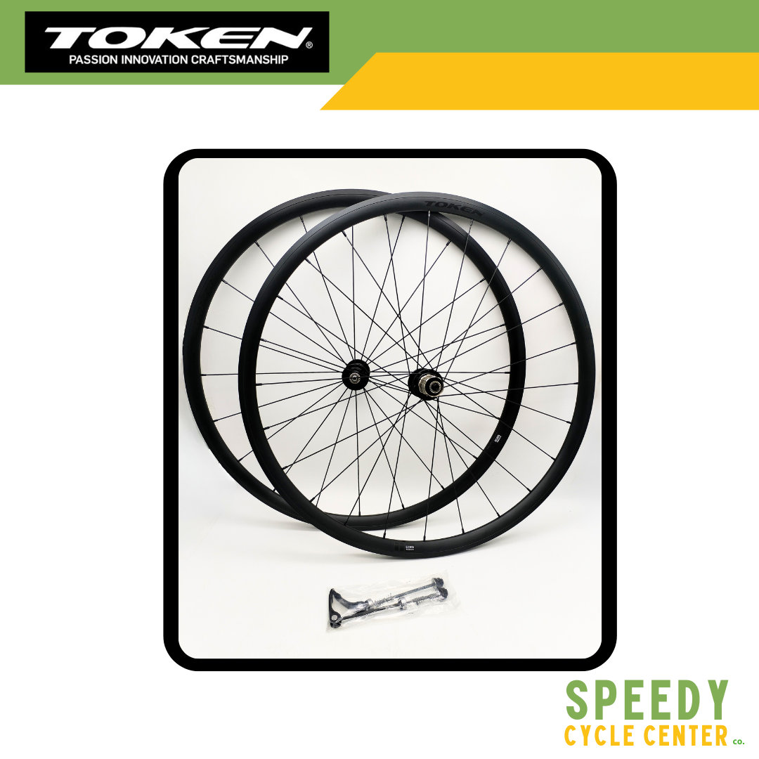 TOKEN Rim Brake Wheelset EC30A RESOLUTE Road 700c HG11 Shimano Alloy