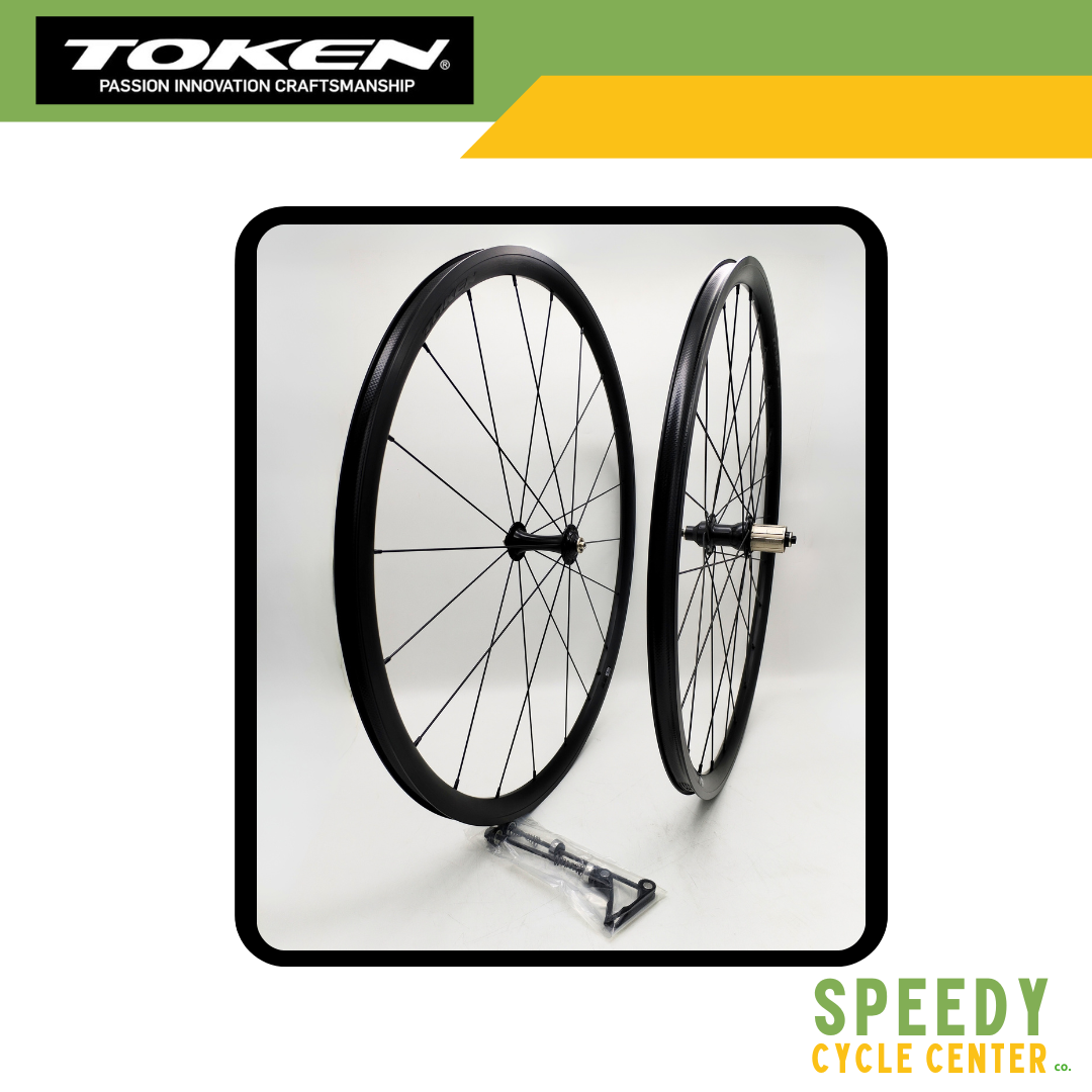TOKEN Rim Brake Wheelset EC30A RESOLUTE Road 700c HG11 Shimano Alloy