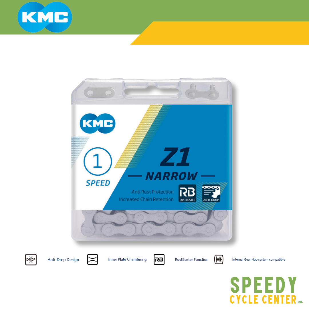 KMC Chain Single Speed Z1 NARROW RB 112 Links Rust Protection / Anti-Drop