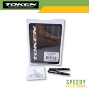 TOKEN Aluminum Valve Lengthener BLACK (TK3312) 48mm /2pcs