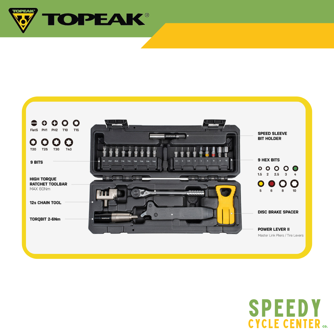 TOPEAK Tools ESSENTIAL TOOL SHOP TT2632 24 Functions Bike Tool Set