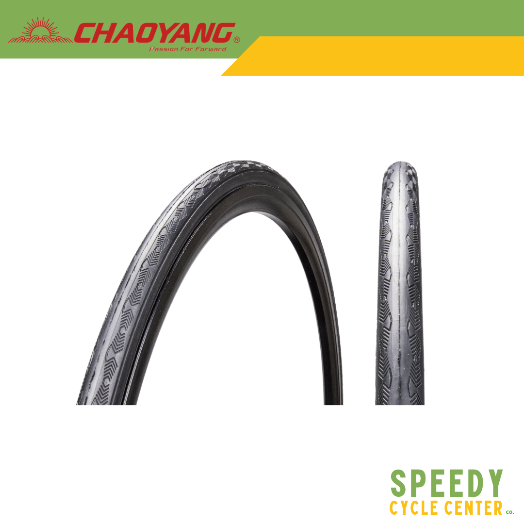 CHAOYANG ATTACK PARD WIRED TIRE H-5128 700x25C / 700x28C ROAD BIKE (Black)
