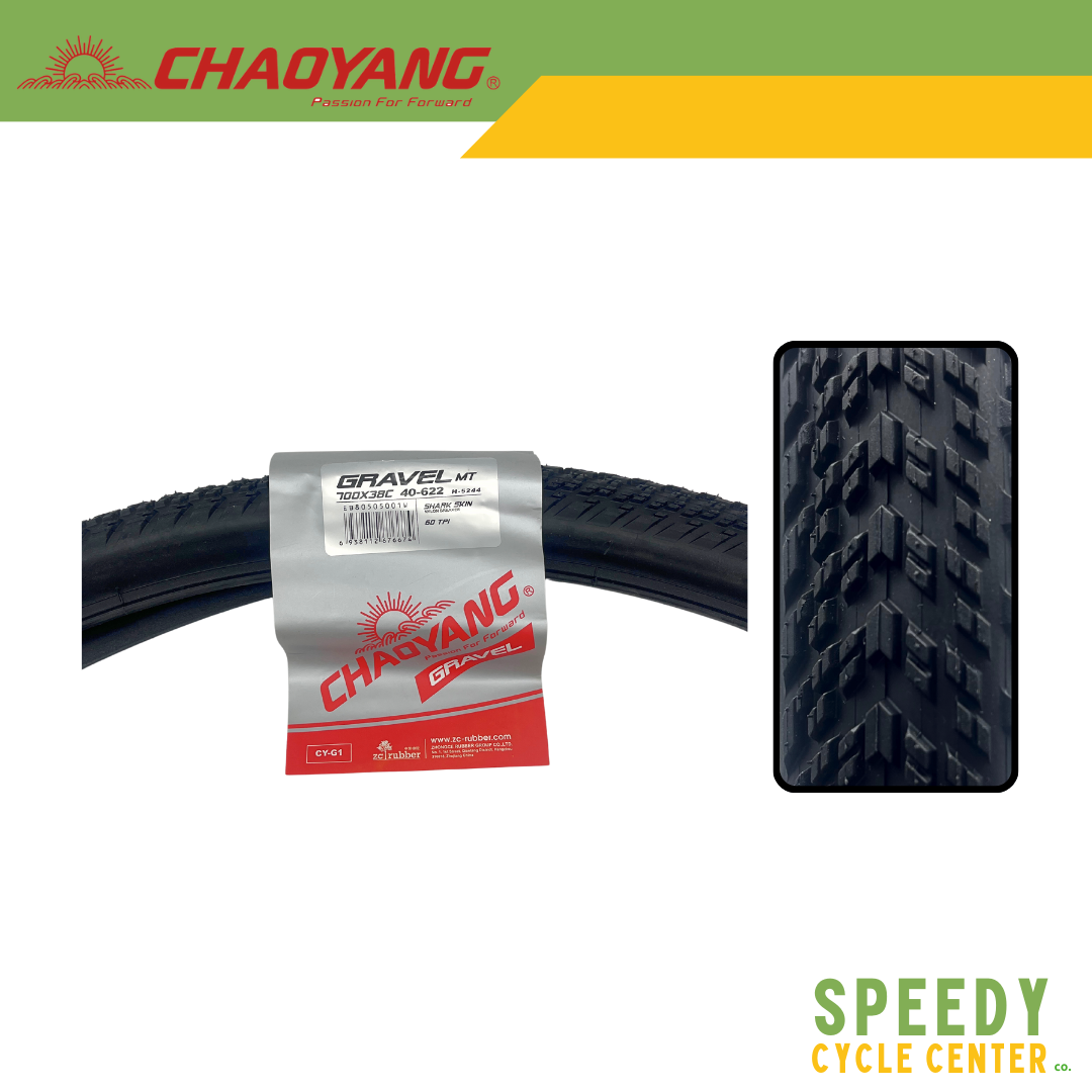 CHAOYANG TIRE 700 x 38 H-5224 GRAVEL MT Black Wire-On