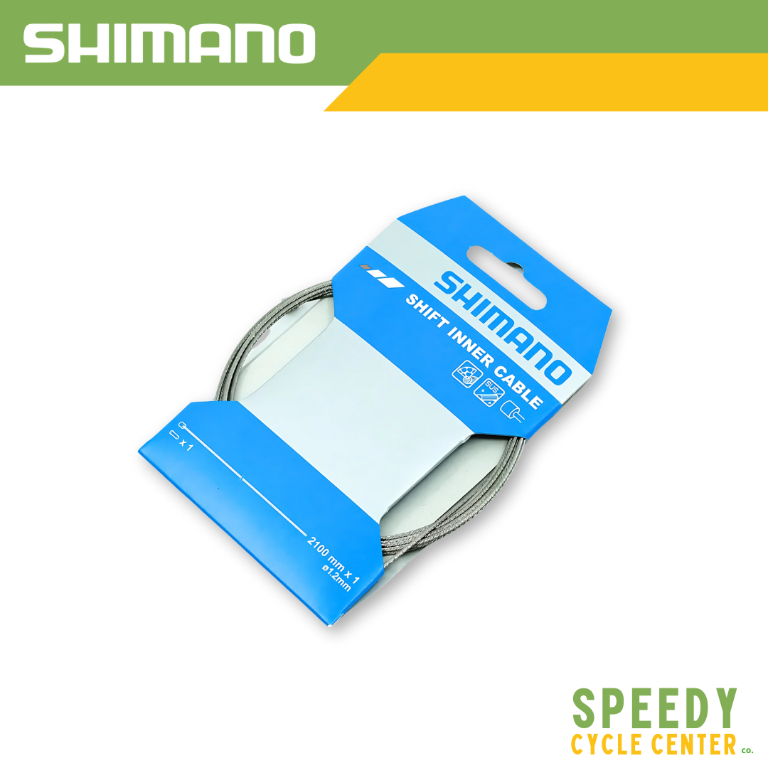 SHIMANO Shift Inner Cable 1.2x2100mm for Road/MTB (1 Box/10pcs)