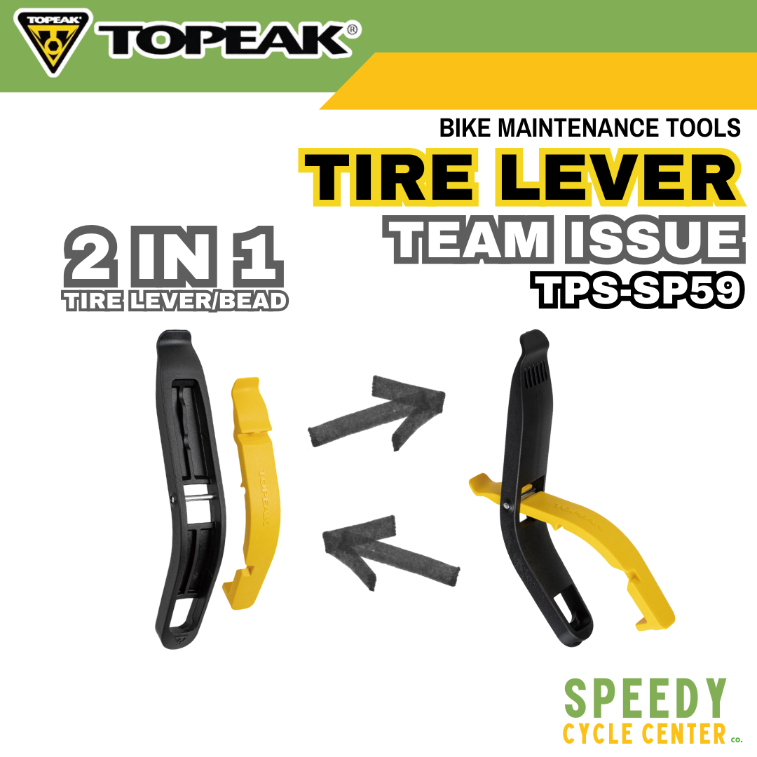 TOPEAK 2 in 1 TIRE LEVER TEAM ISSUE TPS-SP59 Fiberglass Composite Lever/Bead