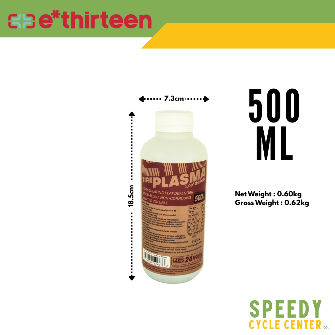 E*THIRTEEN TIRE PLASMA Tubeless Sealant TR1UNA-107 1000ML / TR1UNA-122 500ML