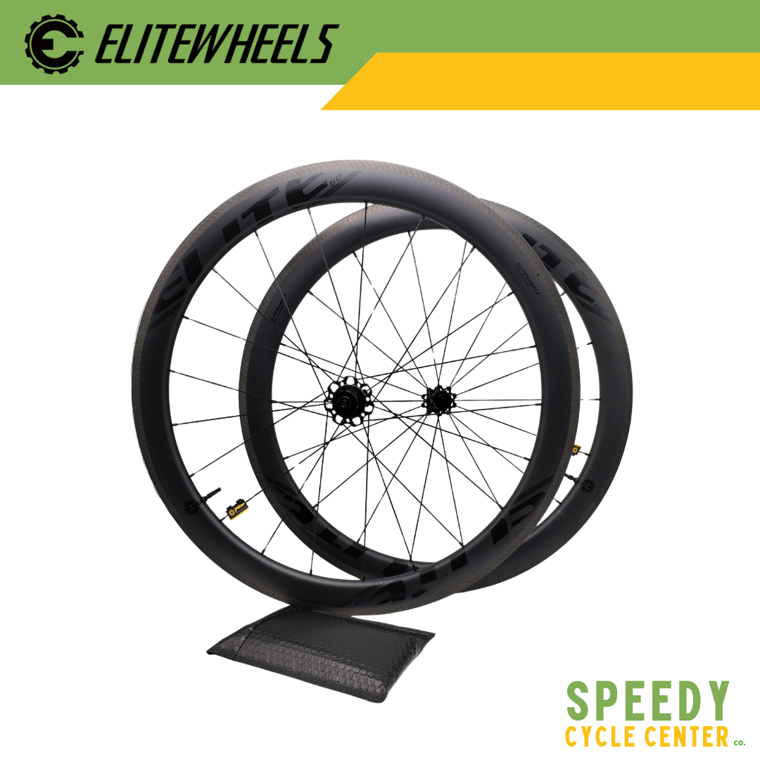 ELITEWHEELS MARVEL 50V Rim Brake Carbon Wheelset 700c HG Spline