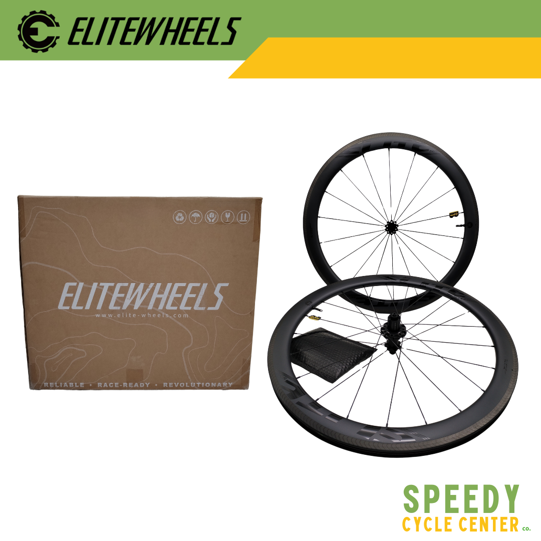 ELITEWHEELS MARVEL 50V Rim Brake Carbon Wheelset 700c HG Spline