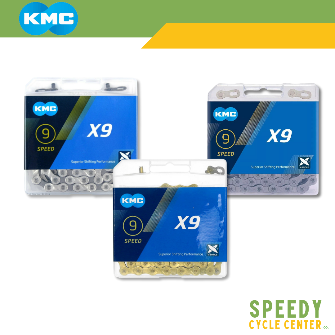 KMC Chain X9 9 Speed 116L w/ Missing link