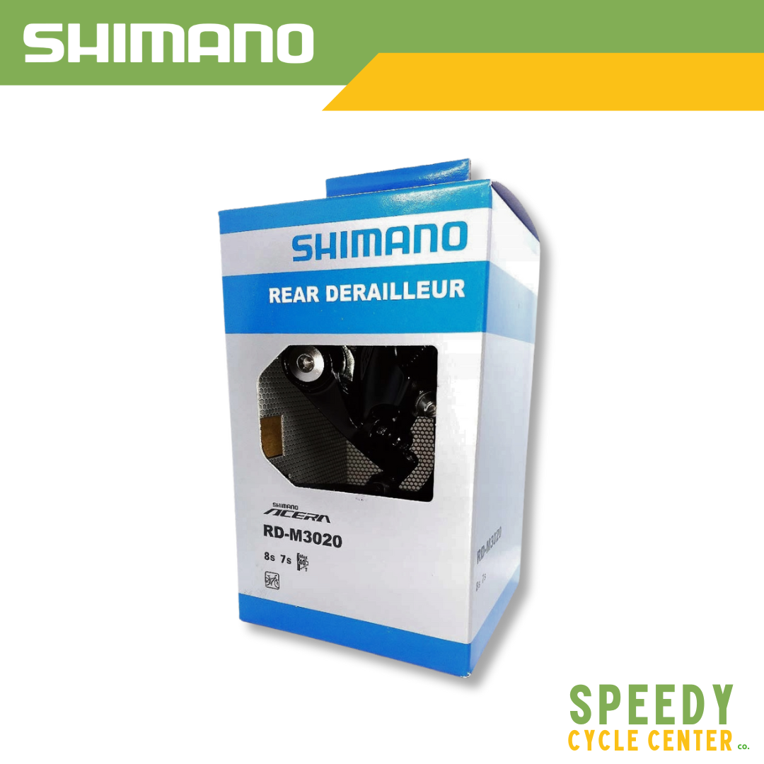 SHIMANO ACERA RD-M3020-8 7/8-Spd MTB Rear Derailleur Long Cage