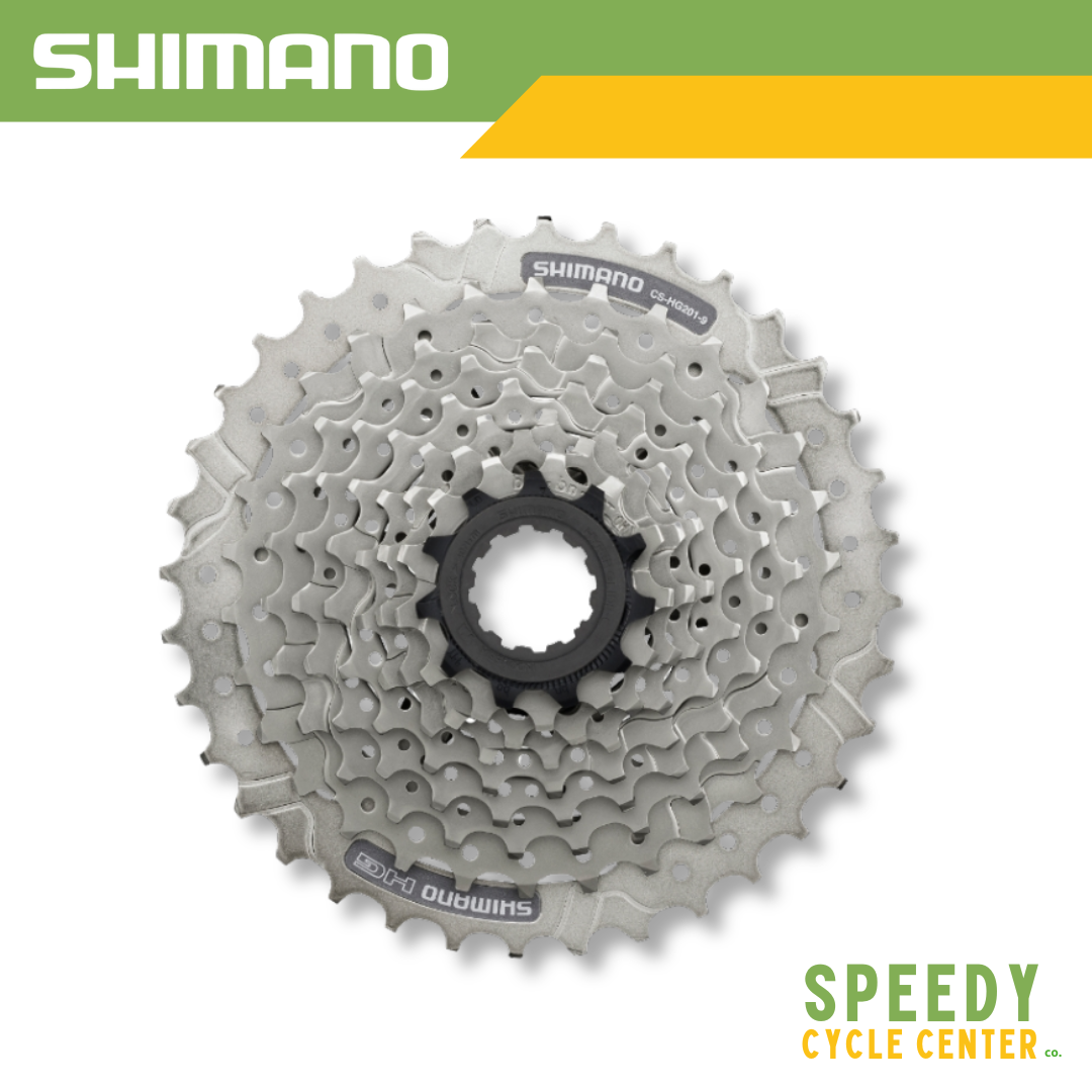 SHIMANO ALTUS 9-Speed Silver MTB Cassette Sprocket CS-HG201-9 11-36T