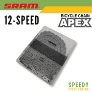 SRAM APEX BIKE CHAIN 12 SPEED 120L ROAD SOLID PIN POWERLOCK D1