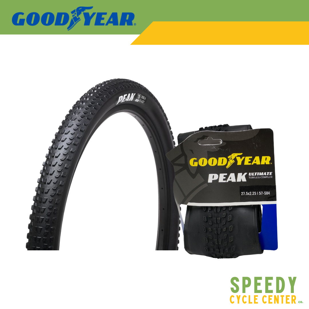 GOODYEAR Folding Tire PEAK ULTIMATE 27.5x2.25 Tubeless Complete Black / Tan (1pc)