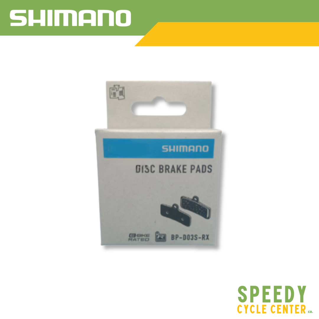 SHIMANO Disc Brake Pads BP-D03S-RX Resin For M8020/M640/M6120