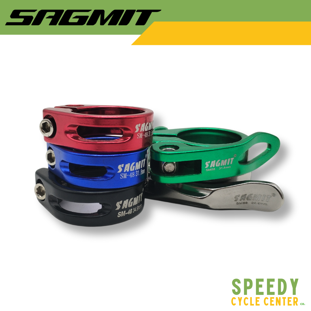 SAGMIT Bicycle Seat Clamp SM48 / SM68 / SM78 Allen / Quick Release 31.8mm/34.9mm
