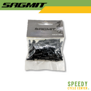 SAGMIT Brass Spoke Nipple Black 14g