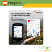 MAGENE Map Navigation GPS C606 Smart Bike Computer Colored Touchscreen IPX7