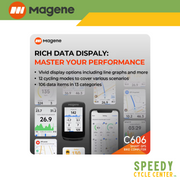 MAGENE Map Navigation GPS C606 Smart Bike Computer Colored Touchscreen IPX7