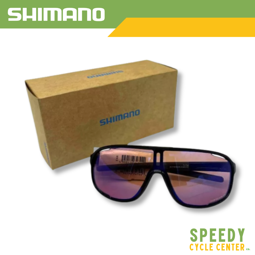 SHIMANO CE-TCNM1-OR METALLIC BLACK Ridescape Bicycle Glasses