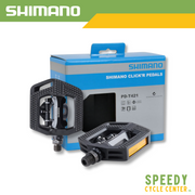 SHIMANO CLICK'R Pedal PD-T421 SPD Single Sided Flat Trekking w/ Cleats