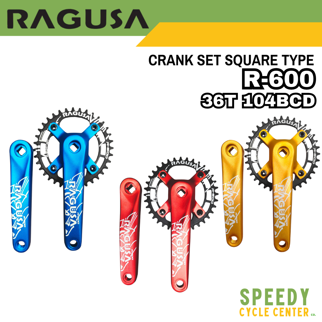RAGUSA CRANKSET SQUARE TYPE 36T R-600 104BCD