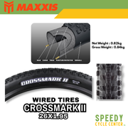 MAXXIS CROSSMARK II 26x1.95/2.10/2.25 / 27.5x2.25 / 29x2.25 Wired Tire MTB (1PC)