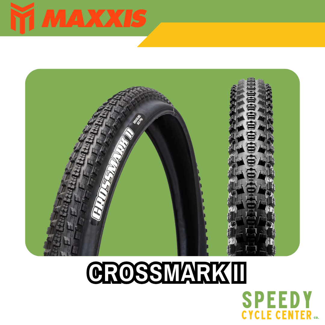 MAXXIS CROSSMARK II 26x1.95/2.10/2.25 / 27.5x2.25 / 29x2.25 Wired Tire MTB (1PC)