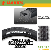 MAXXIS CROSSMARK II 26x1.95/2.10/2.25 / 27.5x2.25 / 29x2.25 Wired Tire MTB (1PC)