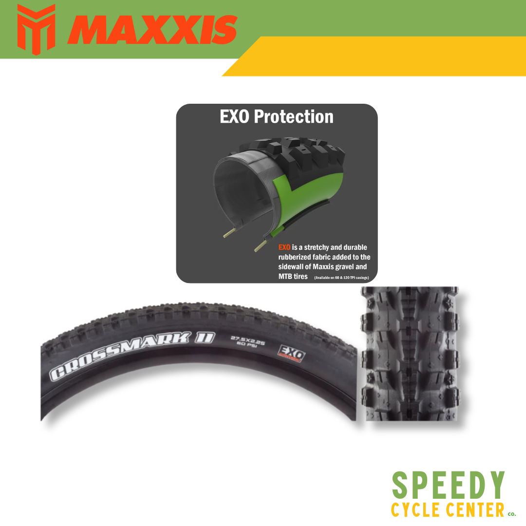 MAXXIS CROSSMARK II 27.5x2.25 EXO Protection Wired Tire XC MTB (1PC)