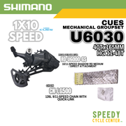 SHIMANO CUES U6030 Groupset Gravel/Road 1x10-Speed 40Tx165mm HG 11-48T