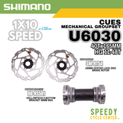 SHIMANO CUES U6030 Groupset Gravel/Road 1x10-Speed 40Tx165mm HG 11-48T