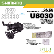 SHIMANO CUES U6030 Groupset Gravel/Road 1x9-Speed 40Tx165mm HG 11-46T