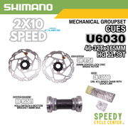SHIMANO CUES U6030 Groupset Gravel/Road 2x10-Speed 46-32Tx165mm HG 11-39T