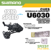 SHIMANO CUES U6030 Hydraulic Groupset Gravel 1x10-Spd 40Tx165mm HG 11-48T