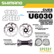 SHIMANO CUES U6030 Hydraulic Groupset Gravel 1x10-Spd 40Tx165mm HG 11-48T