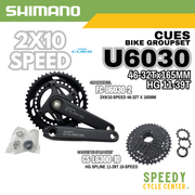SHIMANO CUES U6030 Hydraulic Groupset Gravel 2x10-Spd 46-32Tx165mm 11-39T
