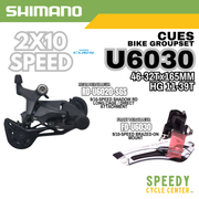 SHIMANO CUES U6030 Hydraulic Groupset Gravel 2x10-Spd 46-32Tx165mm 11-39T