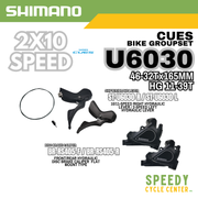 SHIMANO CUES U6030 Hydraulic Groupset Gravel 2x10-Spd 46-32Tx165mm 11-39T