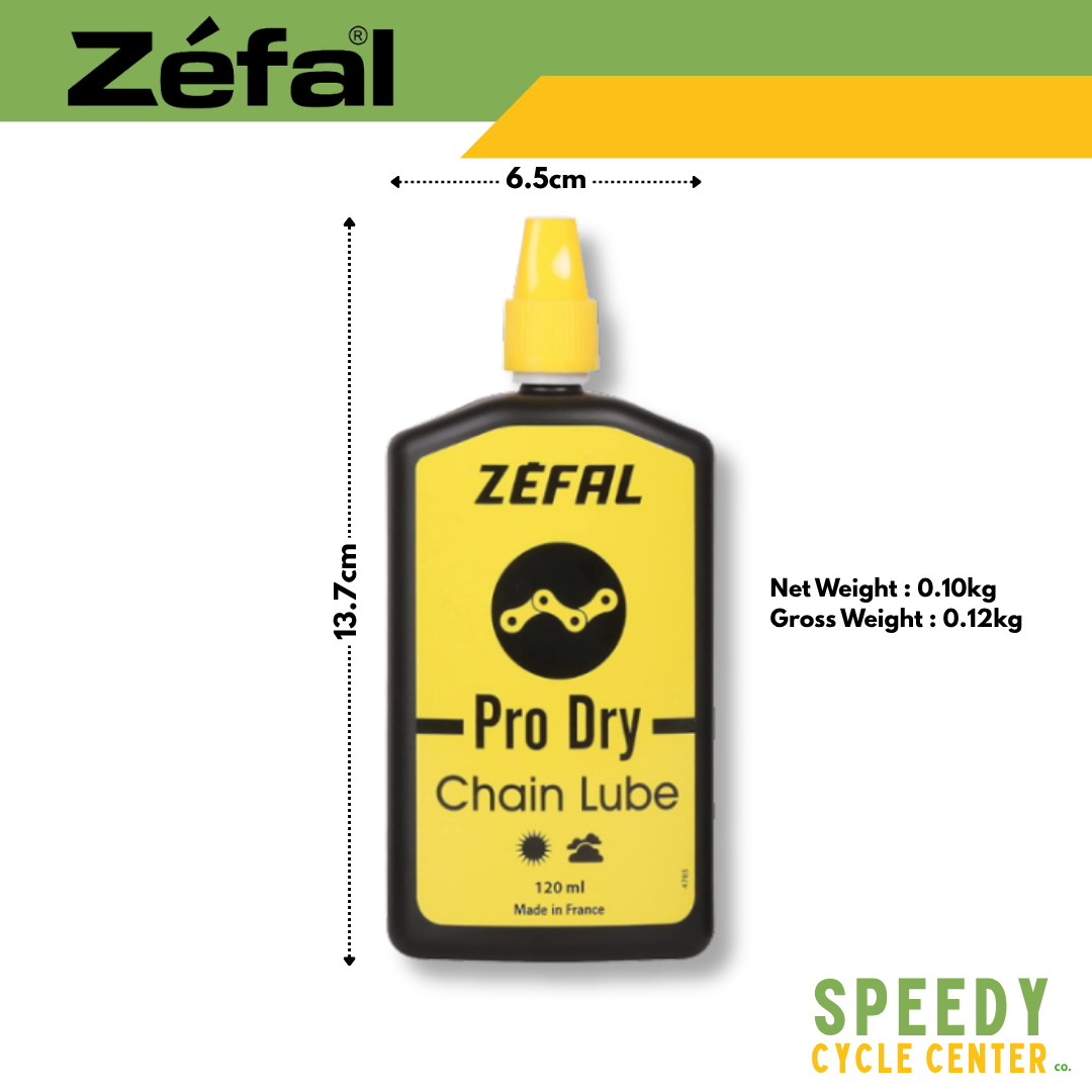ZEFAL CHAIN LUBE 120ML PRO DRY / PRO WET
