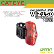 CATEYE Cycling Rear Light ViZ150 TL-LD800N Rechargeable USB-C 150 Lumens IPX4