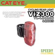 CATEYE Cycling Rear Light ViZ300 TL-LD810N Rechargeable USB-C 300 Lumens IPX4