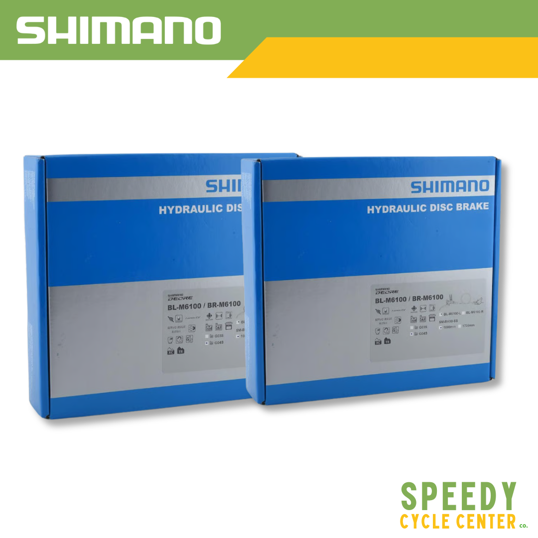 SHIMANO DEORE BL-M6100 / BR-M6100 Hydraulic Disc Brake Front / Rear Set