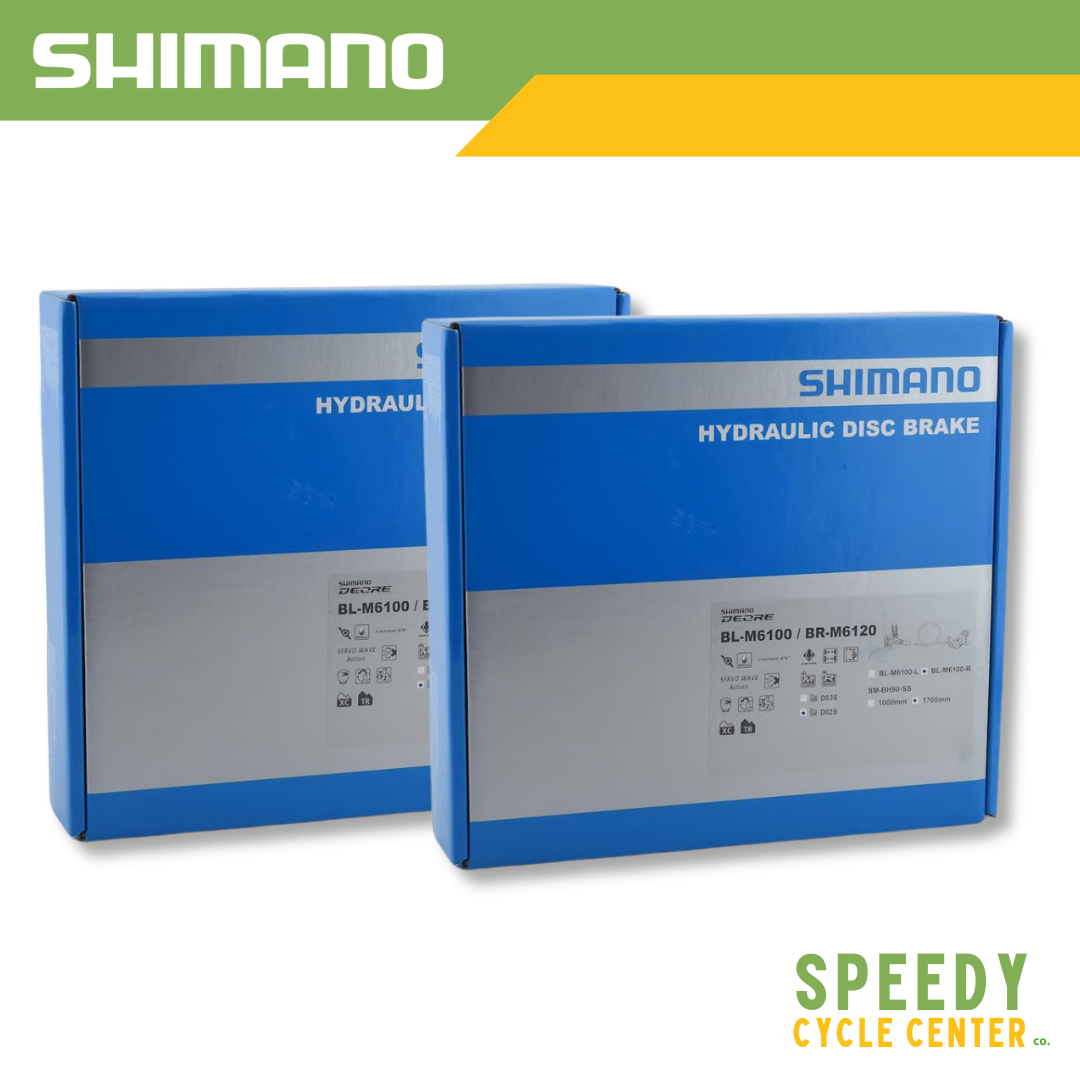 SHIMANO DEORE BL-M6100 / BR-M6120 Hydraulic Disc Brake Front / Rear Set