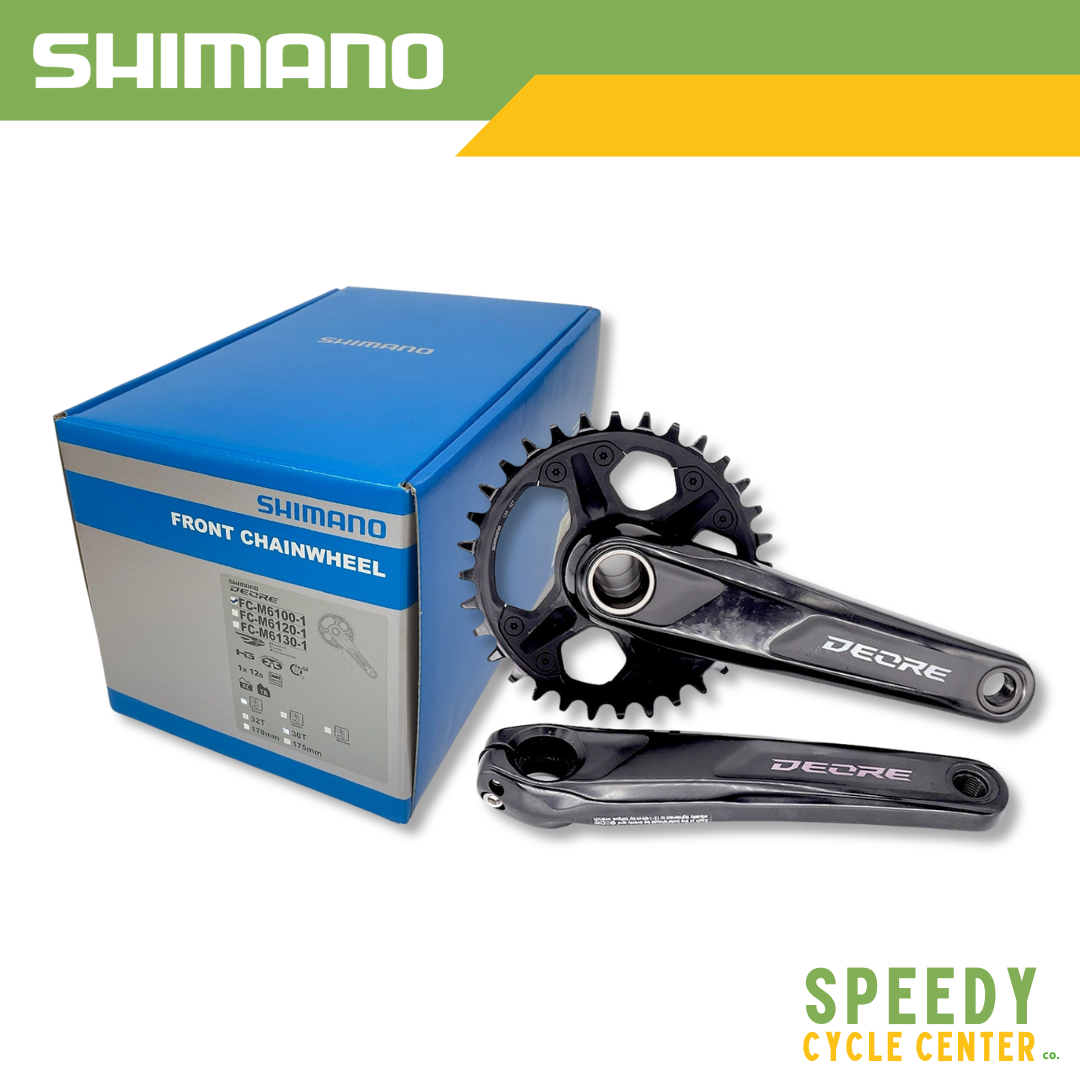 SHIMANO DEORE Front Chainwheel FC-M6100-1 52mm 175mm 32T 1x12-Speed